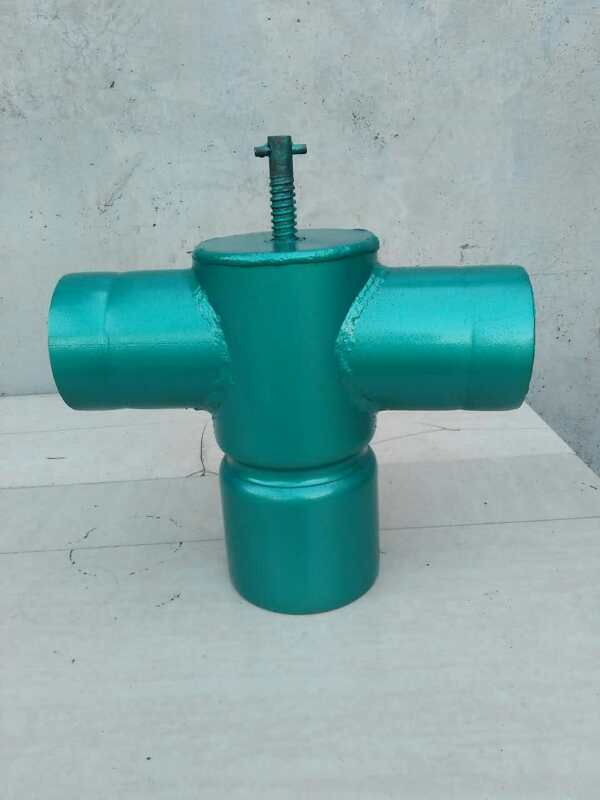 鋼管焊接鐵質出水口、上蓋自卸式給水栓、維修方便